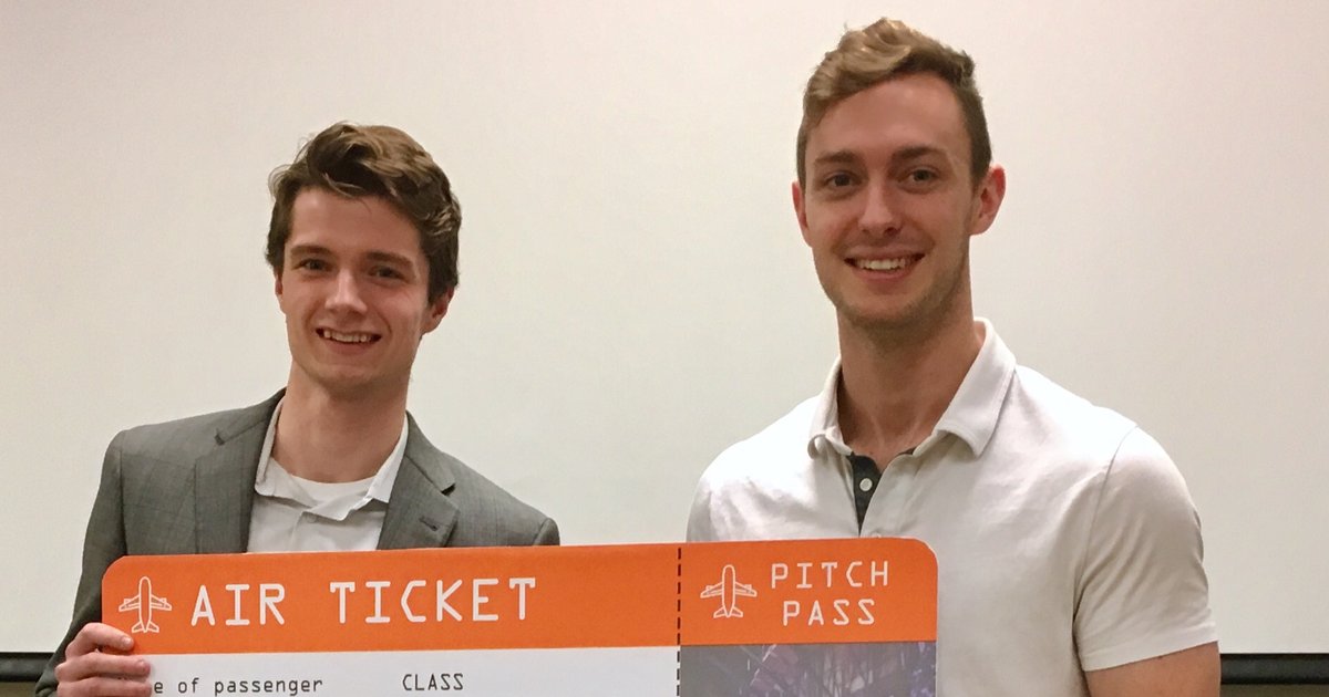 students with big plane ticket