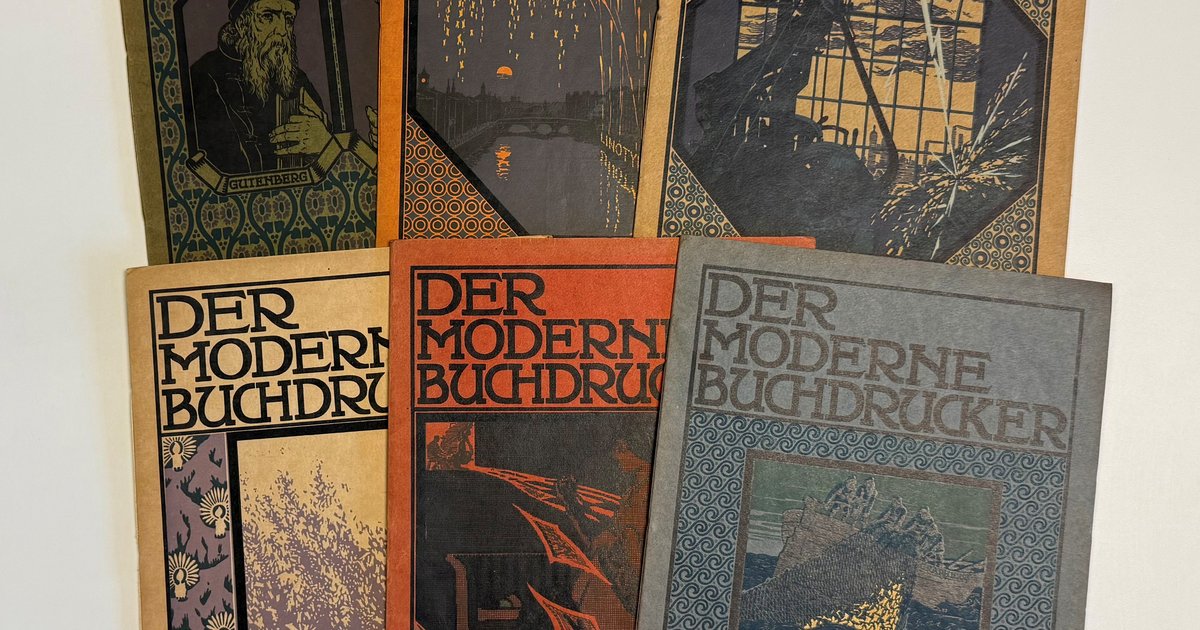 six booklet covers
