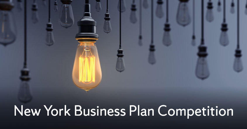 lightbulb with words New York Business Plan Competition