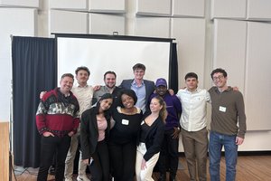 Teams participating in the Central New York regional qualifier of the New York Business Plan Competition on March 20, 2026.