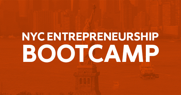NYC Entrepreneurship Bootcamp digital flyer