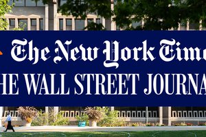 New York Times and Wall Street Journal logos