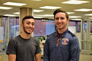 Nick Barba (left) and David Fox (right)