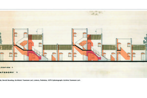 architectural drawing of housing estate