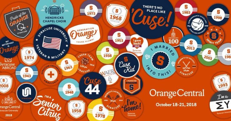 orange central event graphic