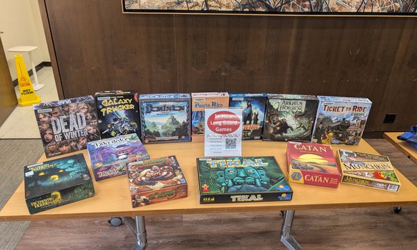 table with board games