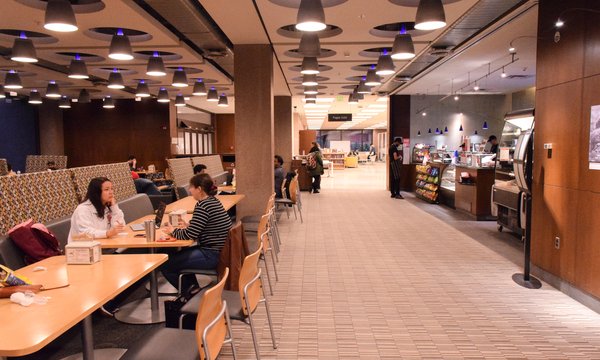 cafe in Bird Library