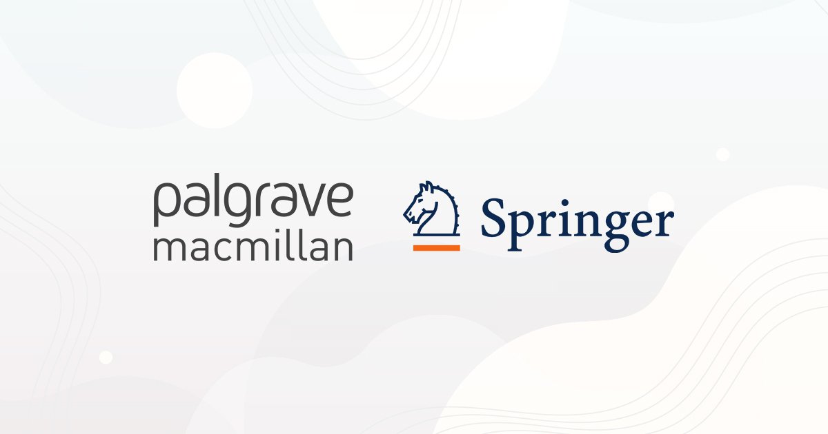 palgrave logo and illustration of horse head with word Springer next to it
