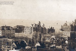 Panoramic view of Syracuse University campus, 1903