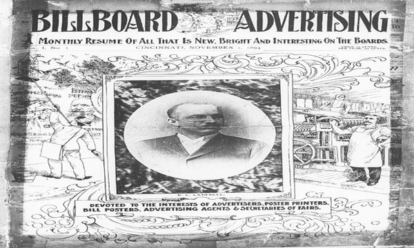 First Billboard Magazine Cover from November 1, 1894