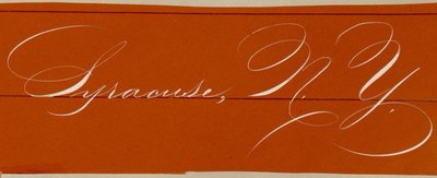 The Lost Art of Penmanship - Syracuse University Libraries