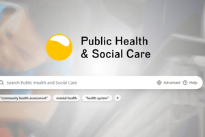 screenshot of the policy commons search box