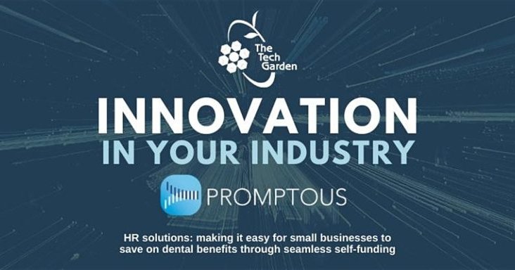 Promptous innovation event digital flyer