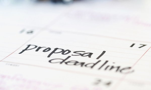 Proposal deadline graphic