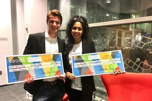 Quinn King ’20 and Nikita Chatterjee ’20, award winners at last year’s GSEA.
