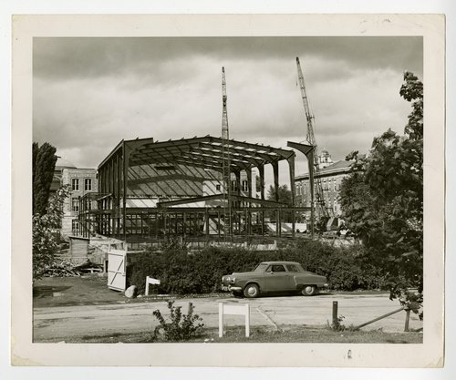 Reconstruction of Archbold Gymnasium, c. 1947-1949.