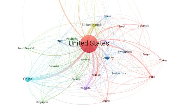 red dot in center with lines going out in all directions