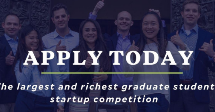 The Rice Business Plan Competition "Apply Today" poster