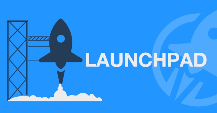 a picture of rocket and LaunchPad text