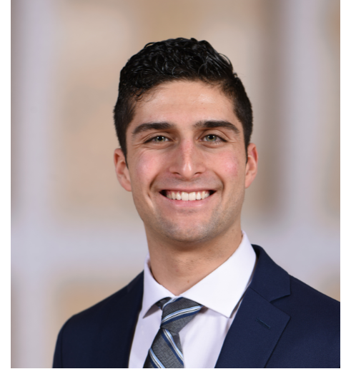 Young man in a suit