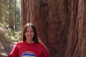 Sammy Steiner in the redwoods