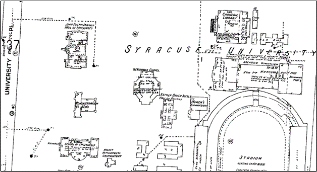 map of Syracuse University