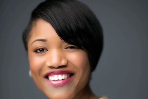 Sandra Appiah Babu-Boateng smiles for a photo