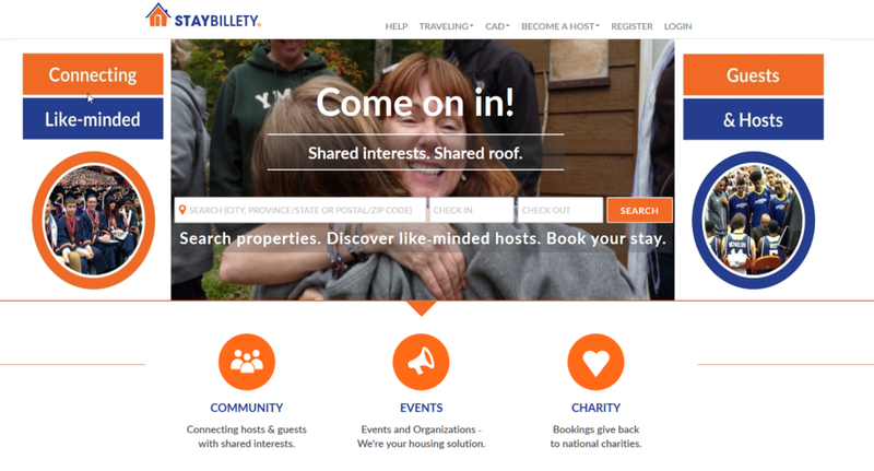 StayBillety home page