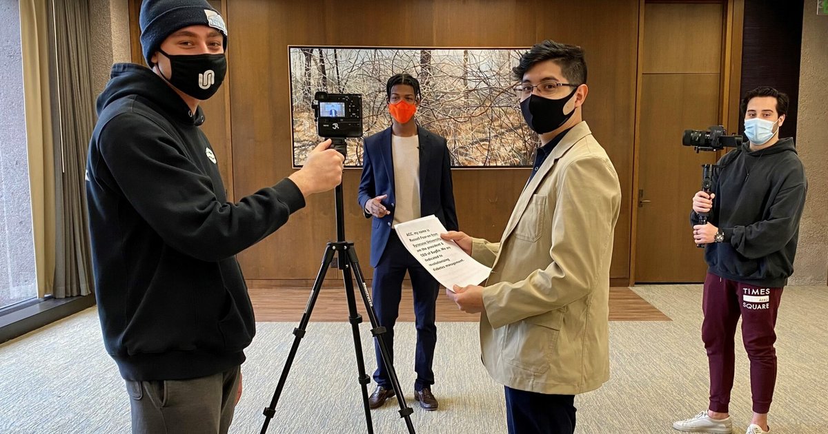 SugEx filming for ACC InVenture-Prize