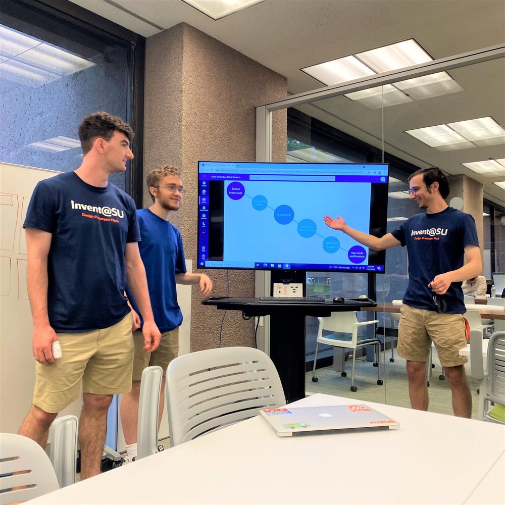 Sweatration practicing in the LaunchPad