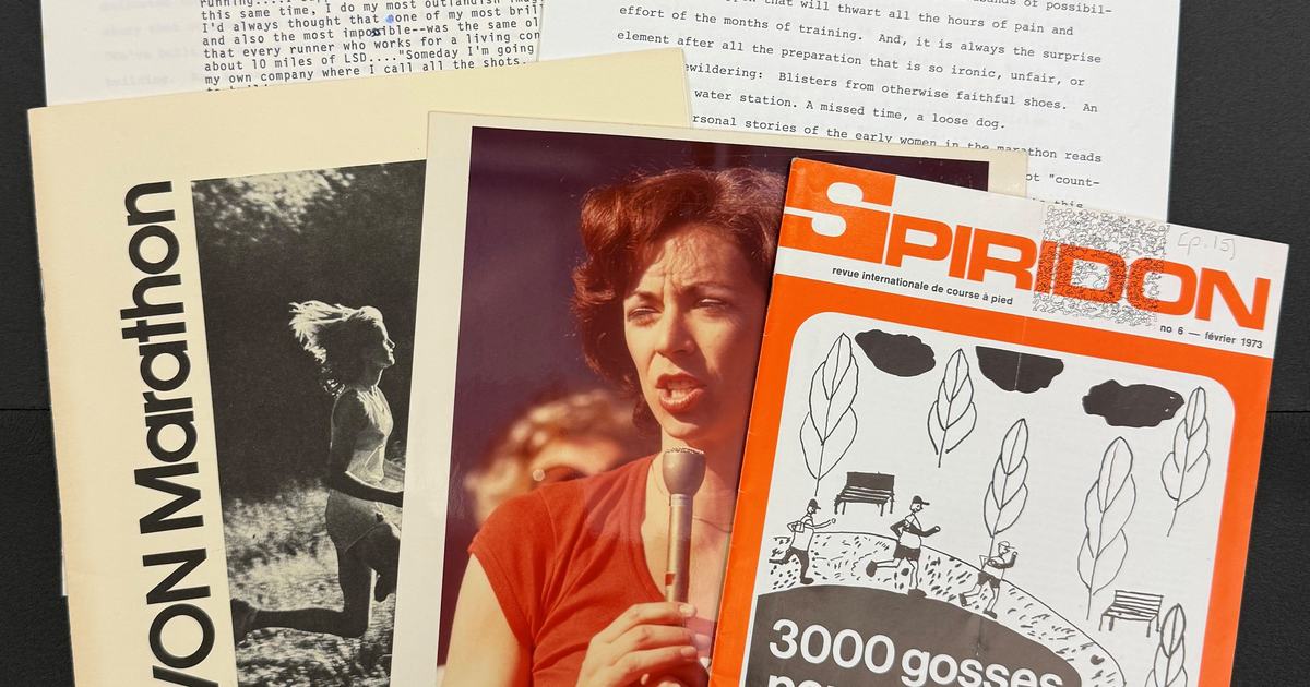 papers and photos of Kathrine Switzer