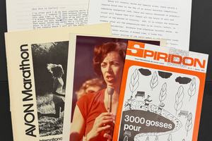 Selection of archival material from the Kathrine Switzer Papers, Special Collections Research Center