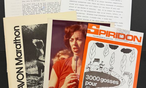 papers and photos of Kathrine Switzer