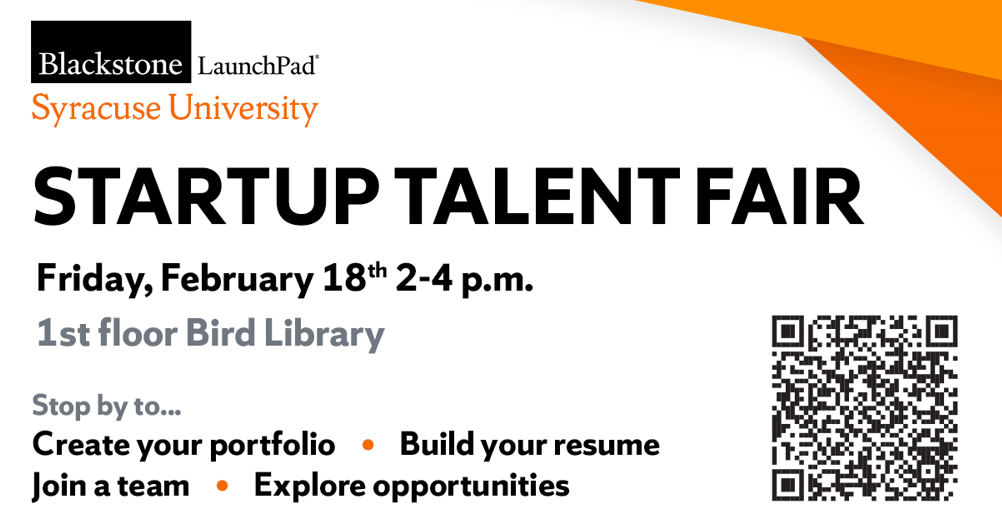 Startup Talent Fair poster