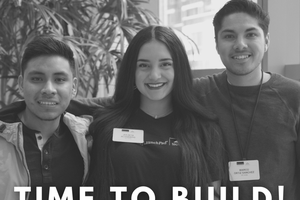 Photo supplied by Techstars of previous LaunchPad students in the global network