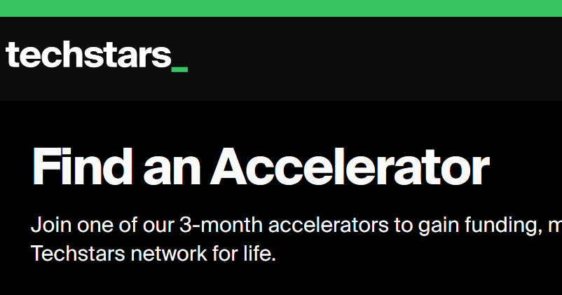 Techstars accelerators promotional poster