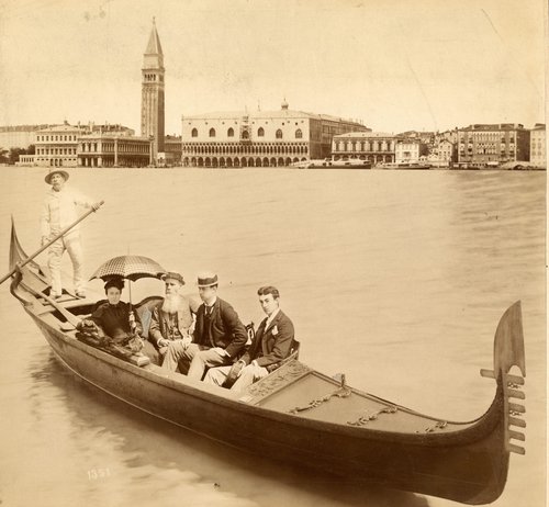 The Comfort Family in Venice circa 1892.