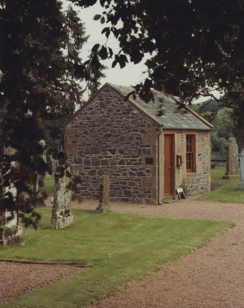 The Remembrance Room at Tundergarth Parish Church, circa 199. Christopher Andrew Jones Family Papers.