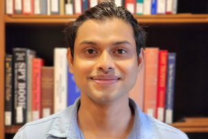 Tyrin Fernandes smiles for a photo