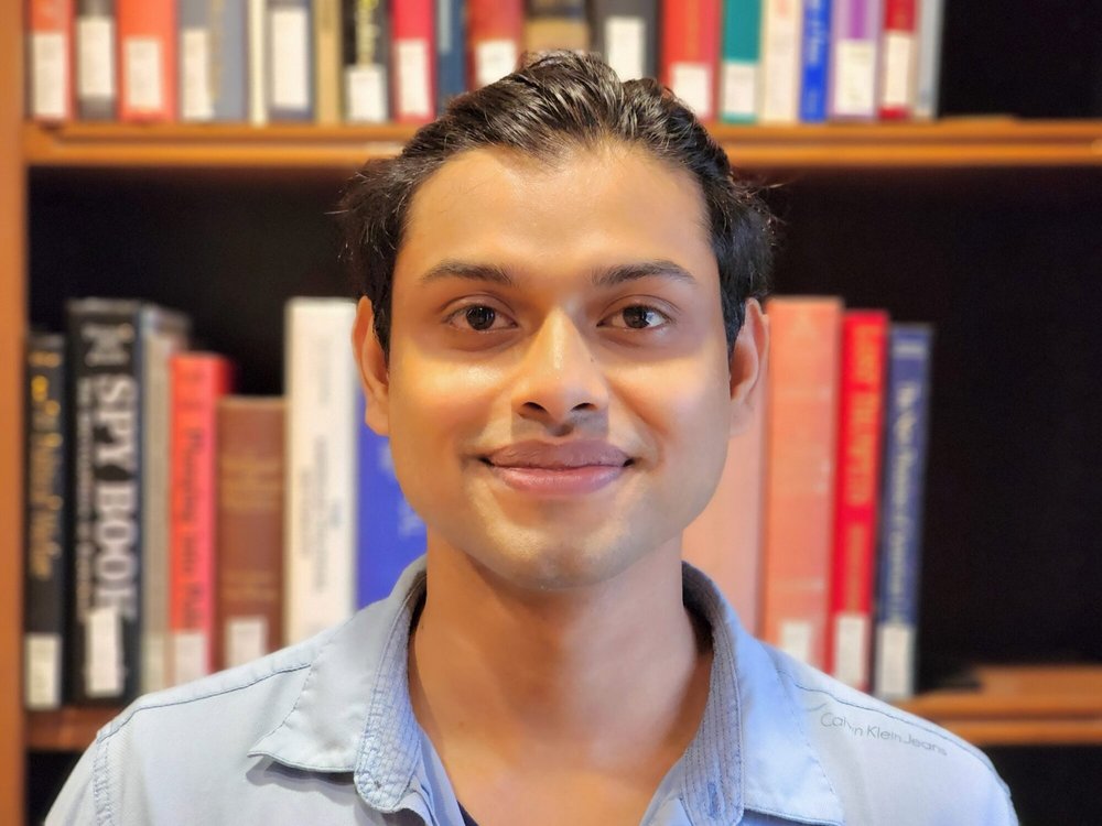 Tyrin Fernandes smiles for a photo