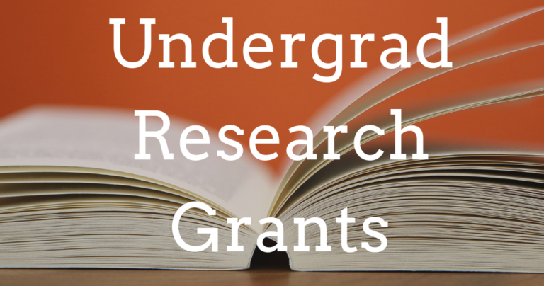 Undergrad research grants poster