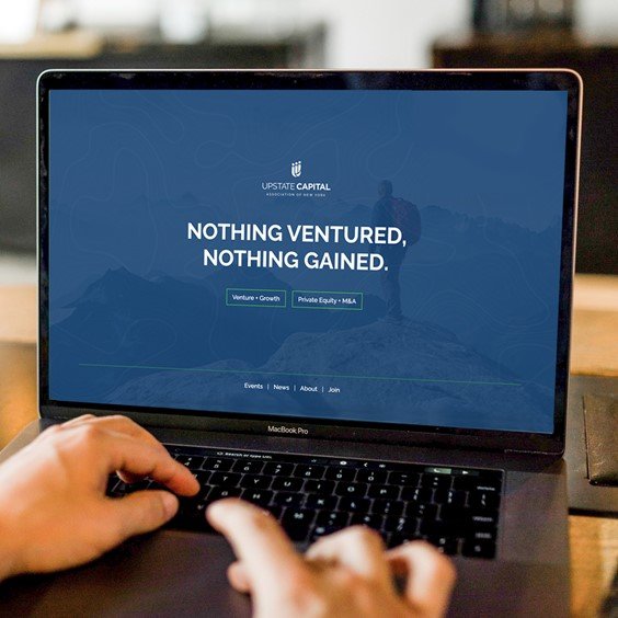 Upstate Capital website screen