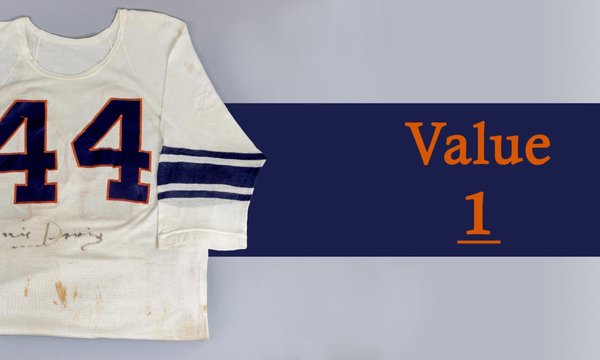 jersey with #44 on front and text next to it that reads "Value 1"