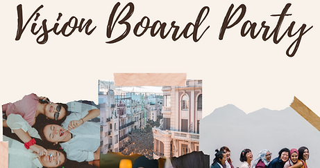 Vision Board Party poster