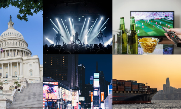 selection of images from current magazines