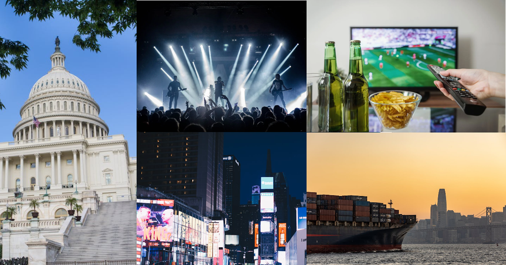 selection of images from current magazines