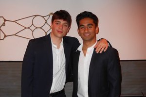 Zachary Richter ’26  and Taran Krishnan ’26, co-founders of Wavelength