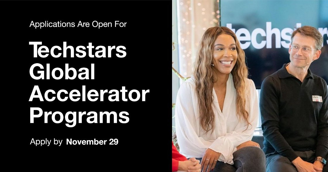 Techstars Global Accelerator Program Application Poster