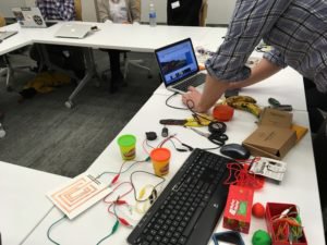 Working Table and Tools from THATCamp CNY 2017 in Bird Library