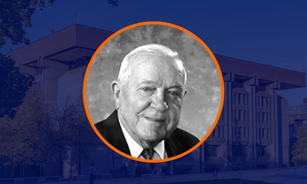 headshot in square with sepia background of Bird Library